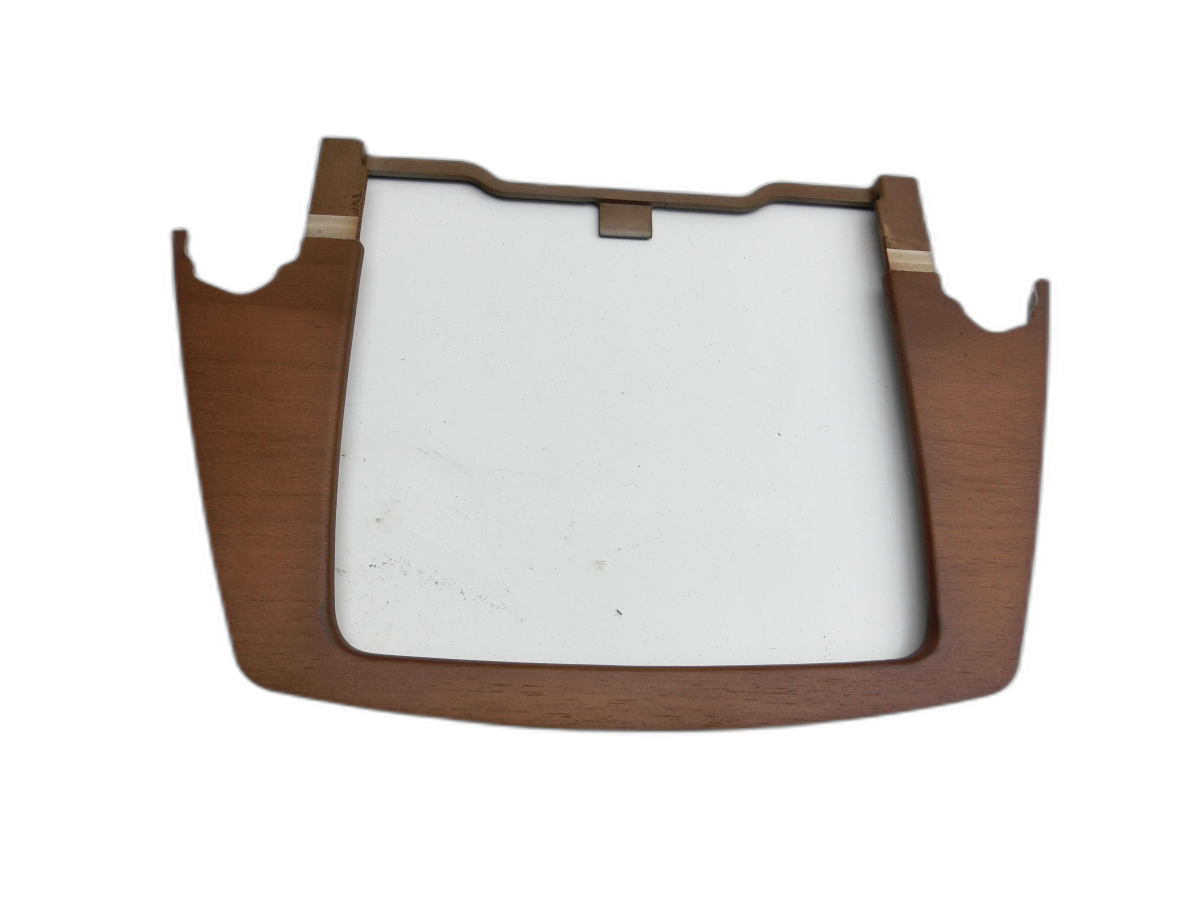 BMW E65 740i 05-08  Blende Einbaurahmen für Display Holzdekor  - Bild 1