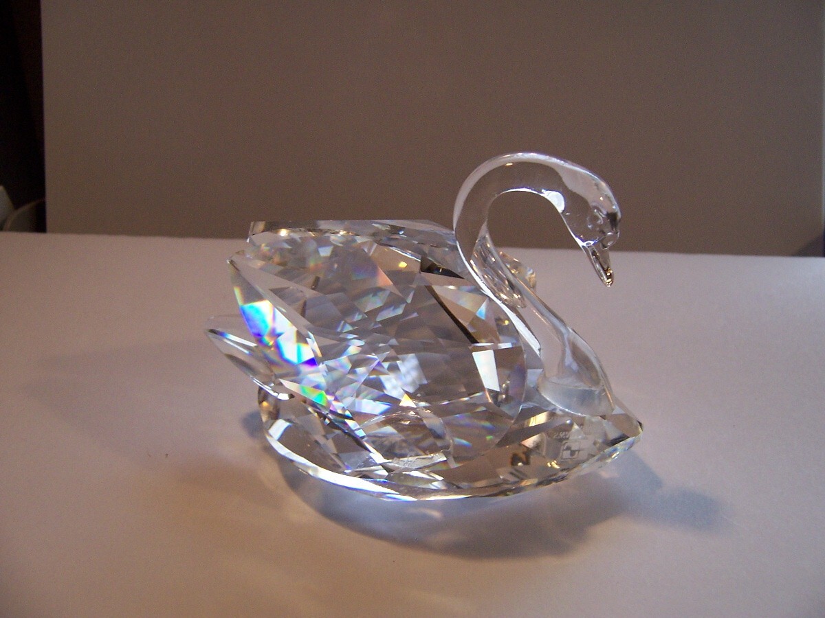 その他 swan crystal Amazon.com: London Boutique Crystal Clear Double Swan Model