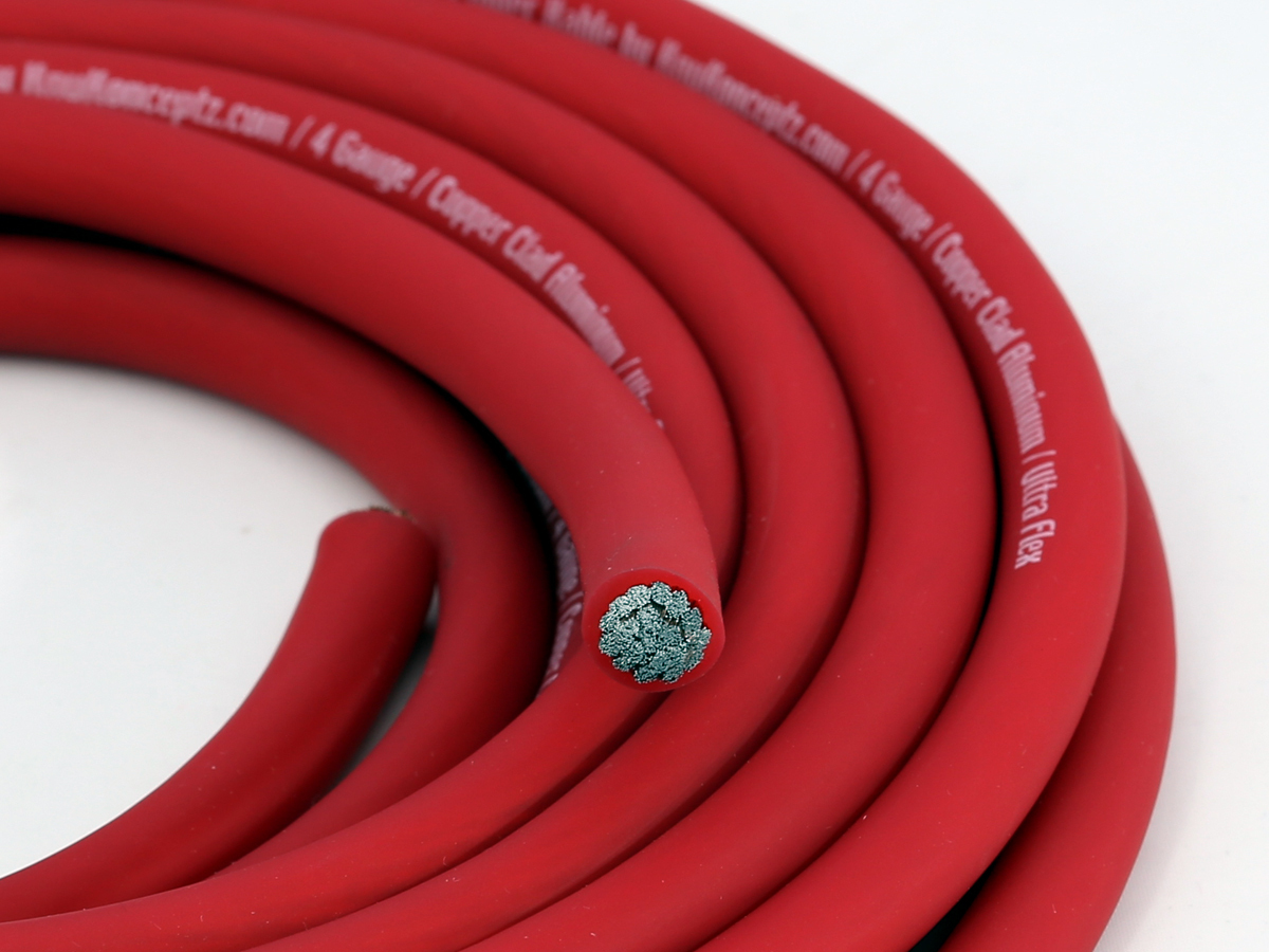 ️ Акустический кабель KnuKonceptz KCA RED Ultra Flex TRUE AWG 4 Gauge ...
