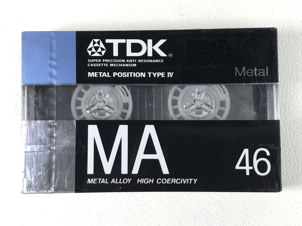 TDK MA46 未開封品 新品 未開封】 TDK カセット テープ MA メタルポジション 46分