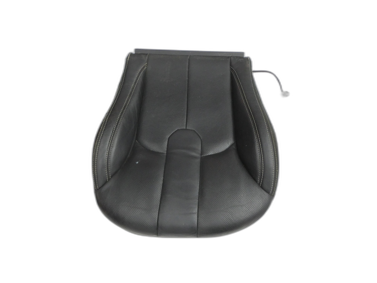 Range Rover Evoque   Sitzpolster Sitzfläche Vorne Rechts beheizt weiße Naht Leder perforiert Ebony Schwarz  - Bild 1