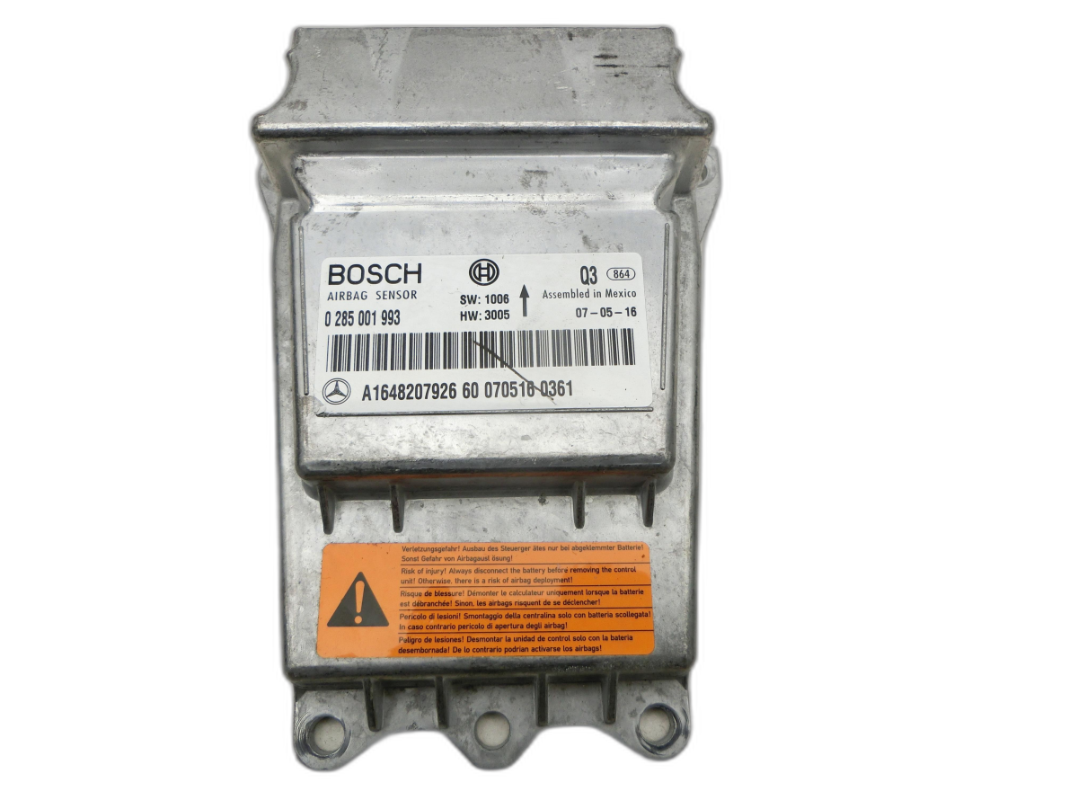 Mercedes W164 ML420 05-09 Airbag Steuergerät Airbagsteuergerät  - Bild 1