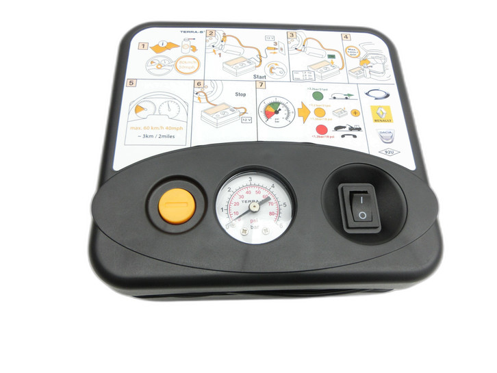 Renault Grand Scenic III JZ 13-16 dCi 1,5 81KW Pannenkompressor Reifendruckkompresssor  - Bild 1