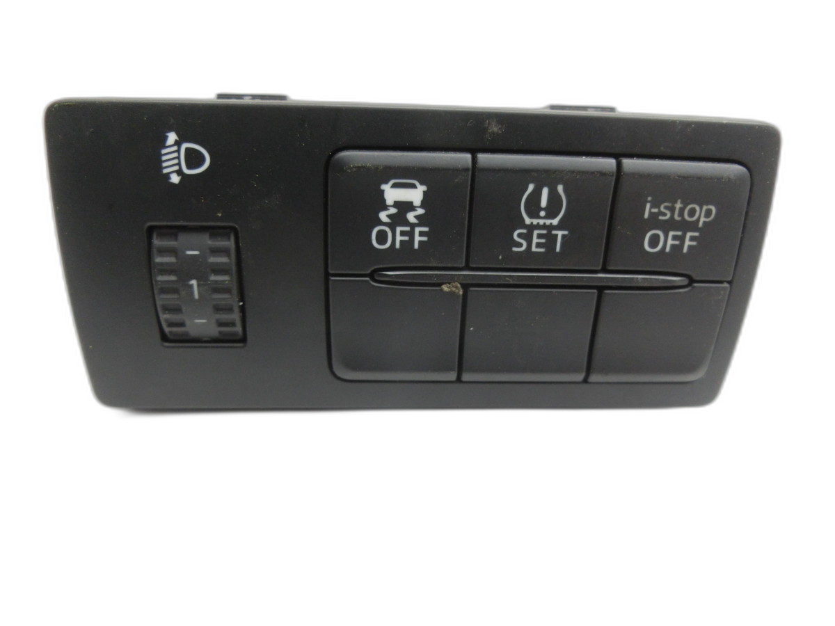 Mazda 6 GJ 12-15 LWR Schalter Leuchtweitenregler ESP Off Reifendruckkontrolle i-stop Off  - Bild 1