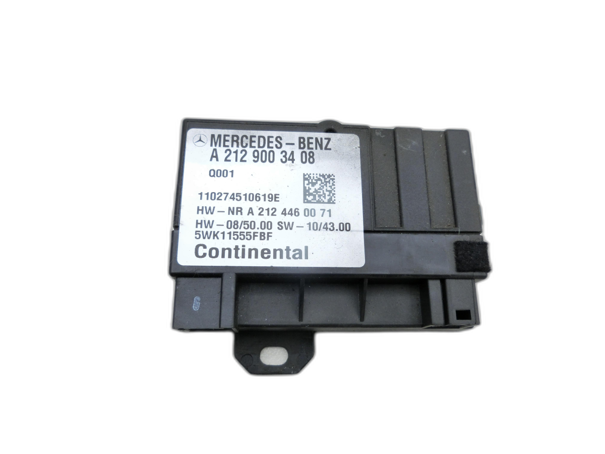 Mercedes W212 S212 E200 09-13 Steuergerät SG Continental Kraftstoffpumpe Rechts Hinten  - Bild 1