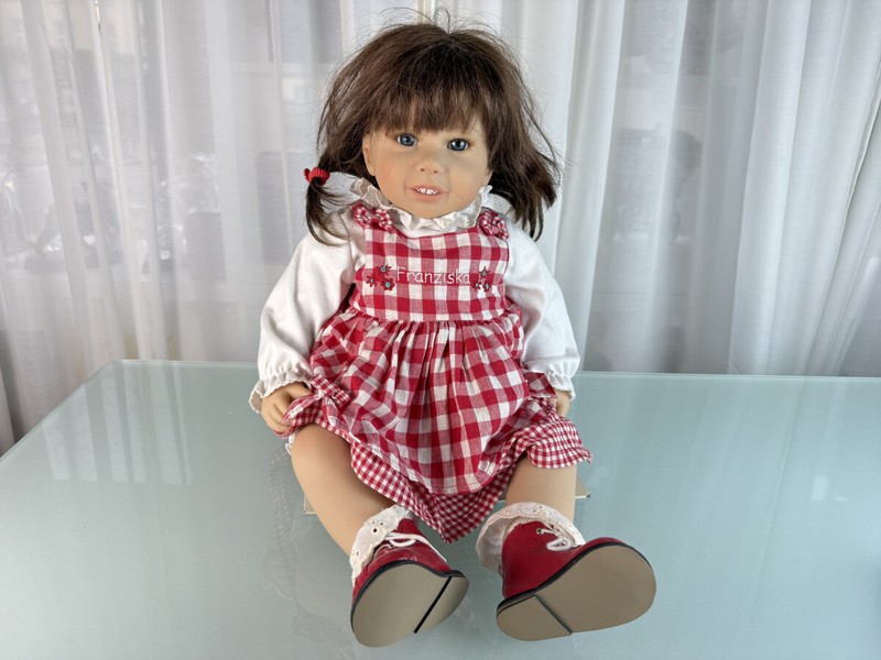 KÃ¼Nstlerpuppe Sammler Doris Stannat Vinyl Puppe 58 Cm. Top Zustand