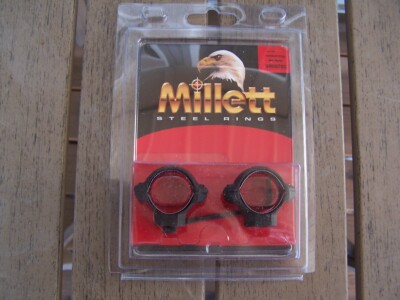 Millett 1'' Mediums Matte Rings  ~Brand New~