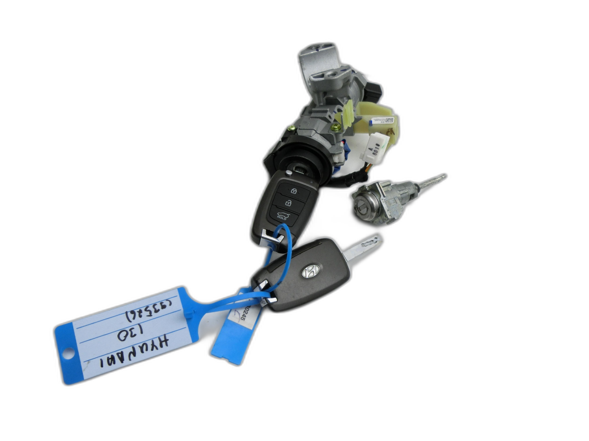 Cerradura de encendido 2x Llave Cilindro cierre volante cerrada para Hyundai I30 PD 17-19 - Bild 1