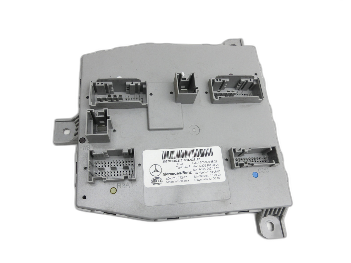 Centralina / Apparecchio controllo SAM Impianto elettrico centrale anteriore per Mercedes S205 W205 14-18 - Bild 1