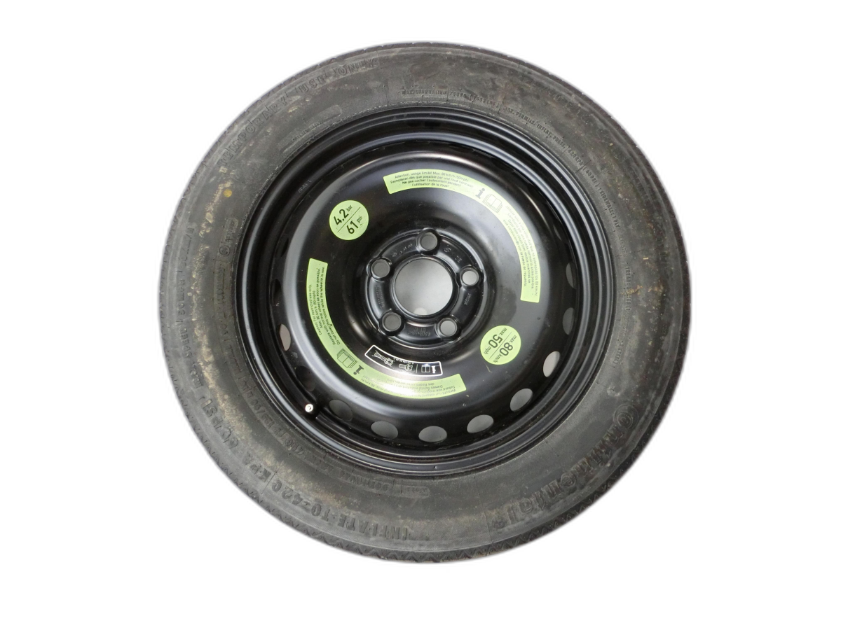 1x Rueda de repuesto completa llanta 125/90R16 5X112 4.0mm Mercedes C209 CLK 280 05-09 - Bild 1