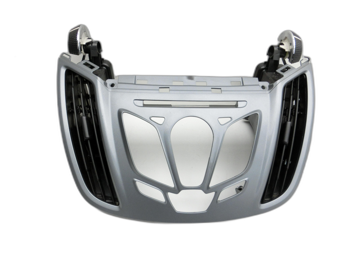 Ford Grand C-Max II 10-15 Luftdusche Luftdüse Mitte und Einbaurahmen für Display  - Bild 1