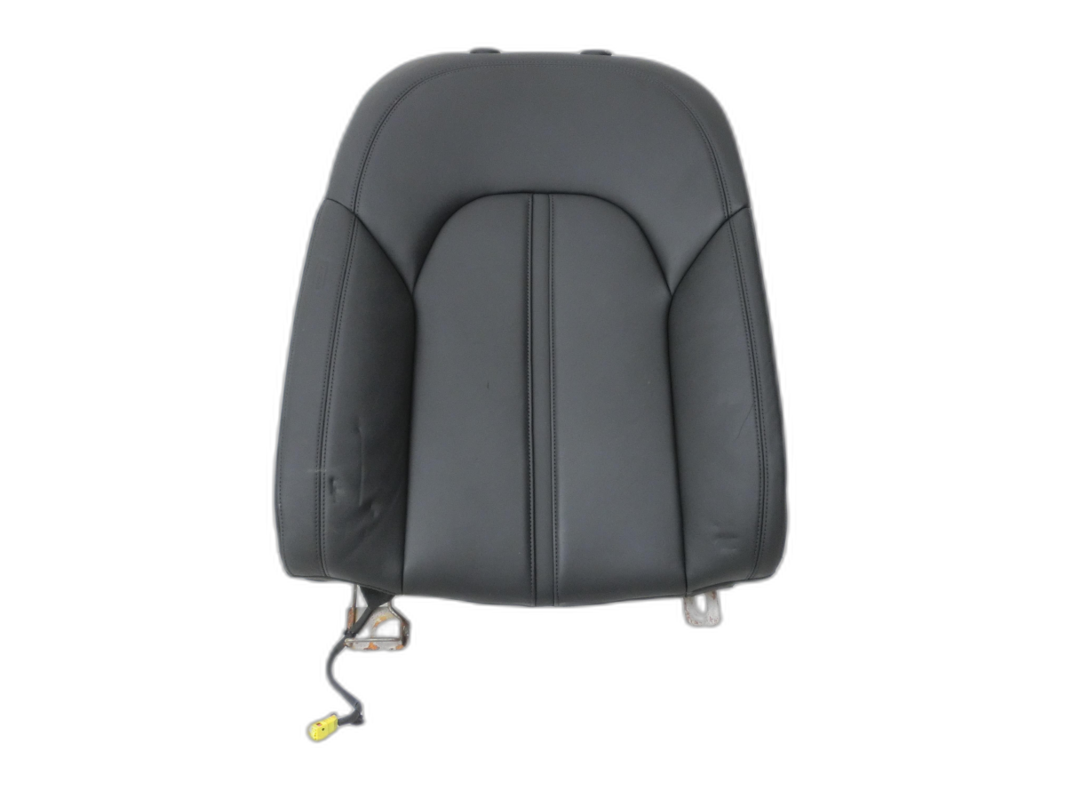 Audi A8 4H D4 09-17  Sitzbezug Rückenpolster Rechts für Rücksitzbank Hinten Leder Soul Schwarz  - Bild 1