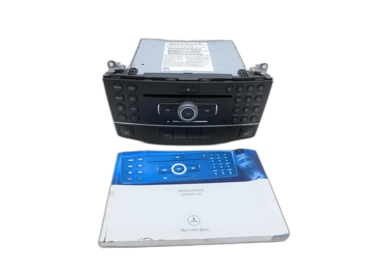 Mercedes W204 S204 C220 07-14 Navigationssystem Navi Head Unit High Command ECE Changer - Bild 1