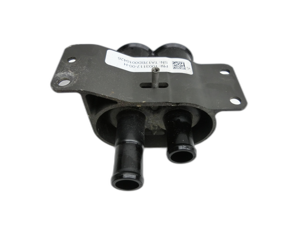 Flange, carburettor plug connection Battery for Kühlwasserflansch Tesla Model X 90D 15-21 - Bild 1