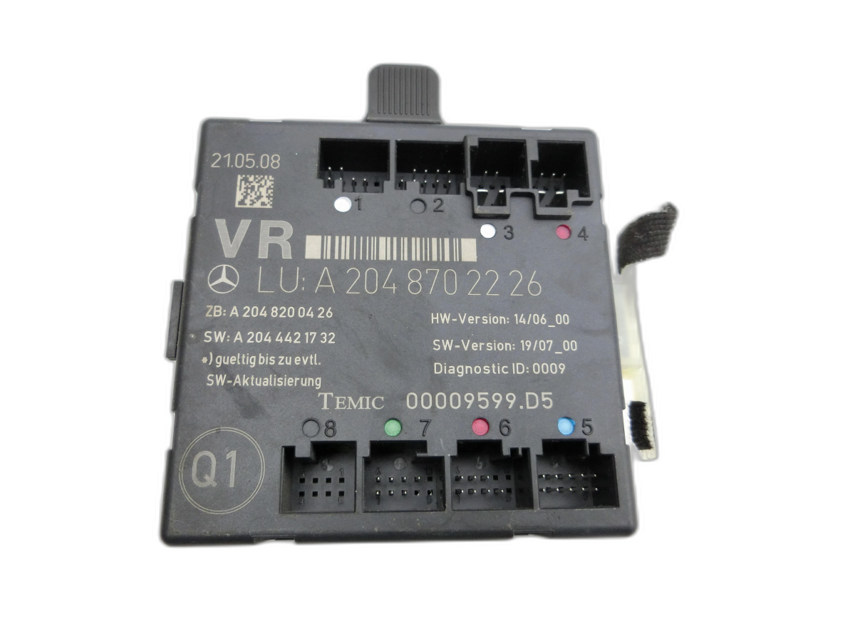 Mercedes S204 W204 C320 07-14 Steuergerät ECU Modul Türsteuergerät Rechts Vorne  - Bild 1