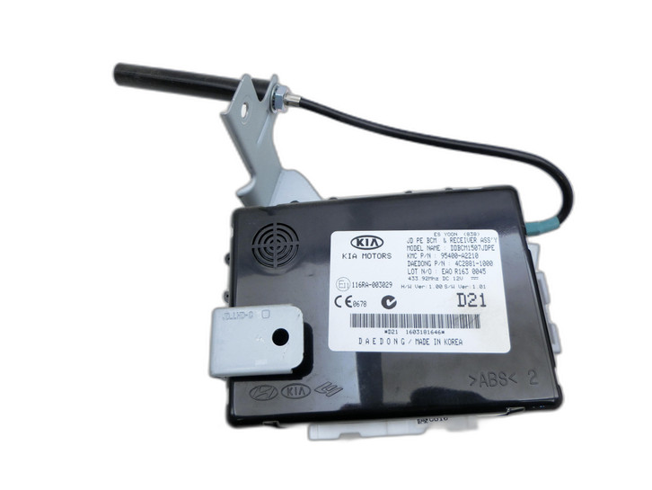 Kia Ceed JD 15-18 Steuergerät ECU JD PE BCM Body Control und ZV Empfänger  - Bild 1