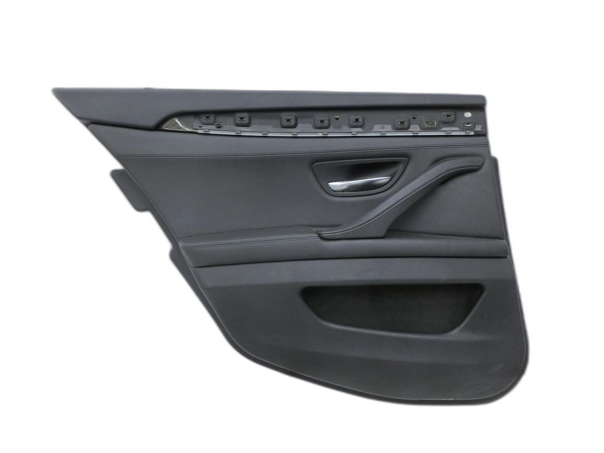 Interior Door Panel Left Rear Tudor Anthracite Dakota Black for Lim BMW F10 528i 10-13 - Bild 1