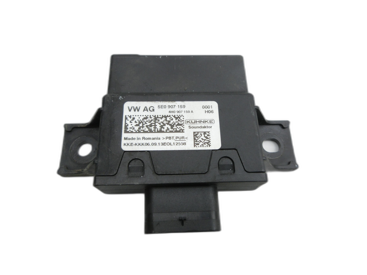 Unidad de control Ruido transmitido por la estructura Actuador sonido Vigilancia en interiores para Skoda Octavia VRS III 5E 12-16 - Bild 1