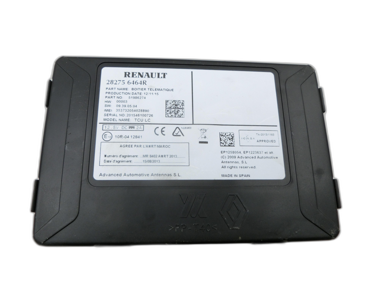 Unidad de control ECU módulo Telemática para Blutooth TELEFONÍA Renault Zoe BFM 12-19 - Bild 1