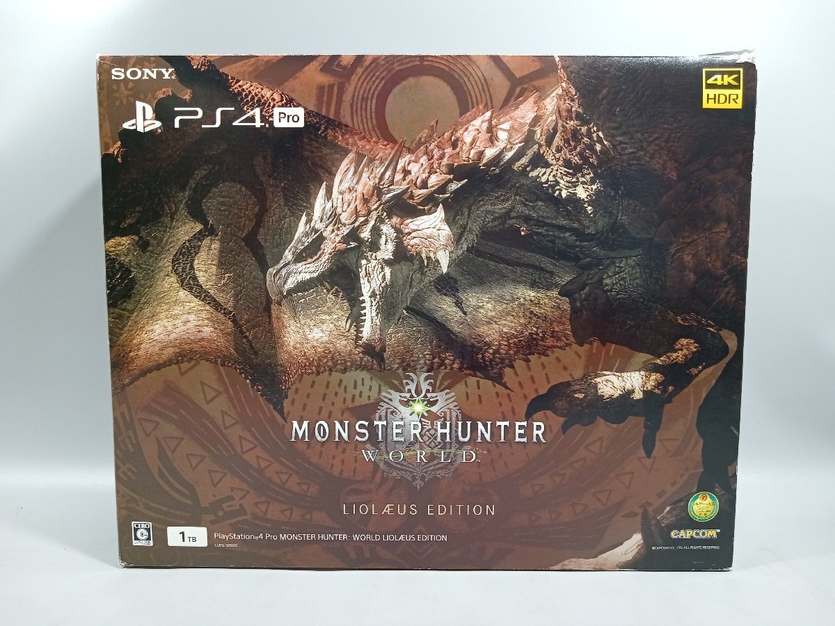SONY PlayStation 4 PS4 Pro MONSTER HUNTER WORLD LIOLAEUS