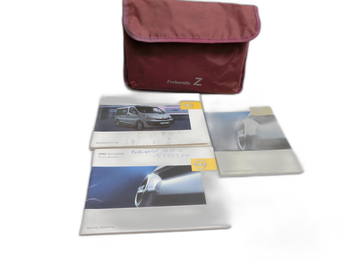 Opel Trafic Vivaro F7 06-14 Serviceheft Betriebsanleitung Anleitung Bordmappe  - Bild 1