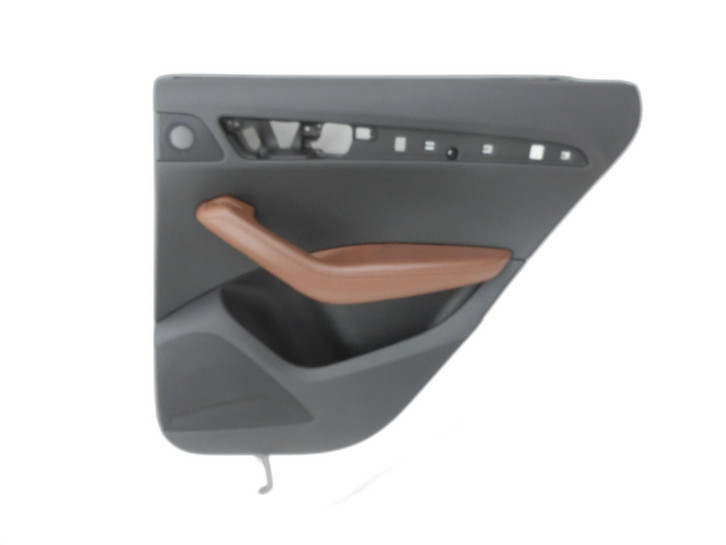 Audi Q5 8R 08-12  Türverkleidung Türpappe Rechts Hinten Soul Schwarz Zimtbraun  - Bild 1