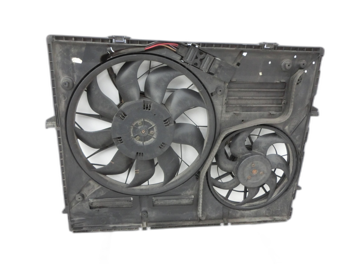 Porsche Cayenne 9PA 07-10 TDi 3,0 176KW Elektrolüfter Lüfter Ventilator f. Kühler  - Bild 1