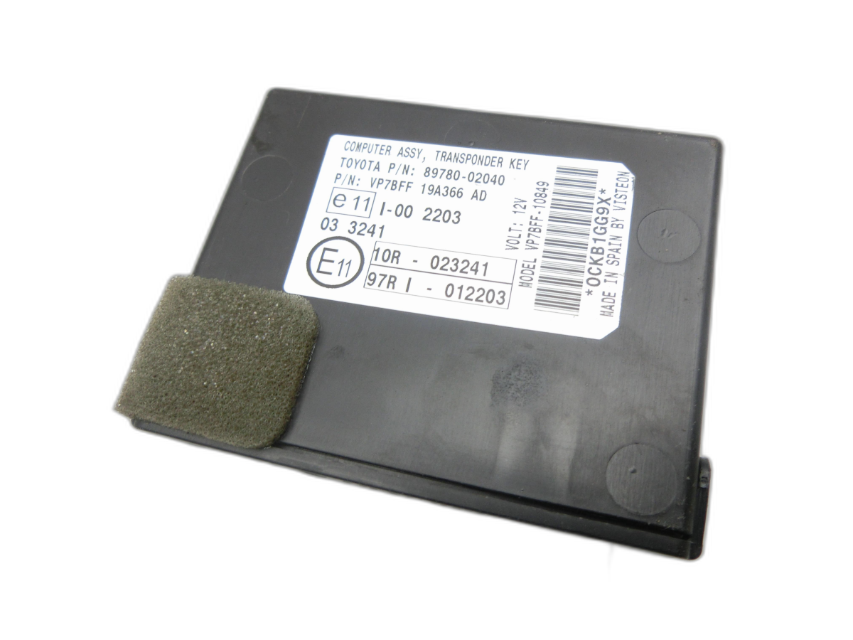 Toyota Auris E15 06-10 VVTi 1,3 74KW Wegfahrsperre ECU Steuergerät  - Bild 1