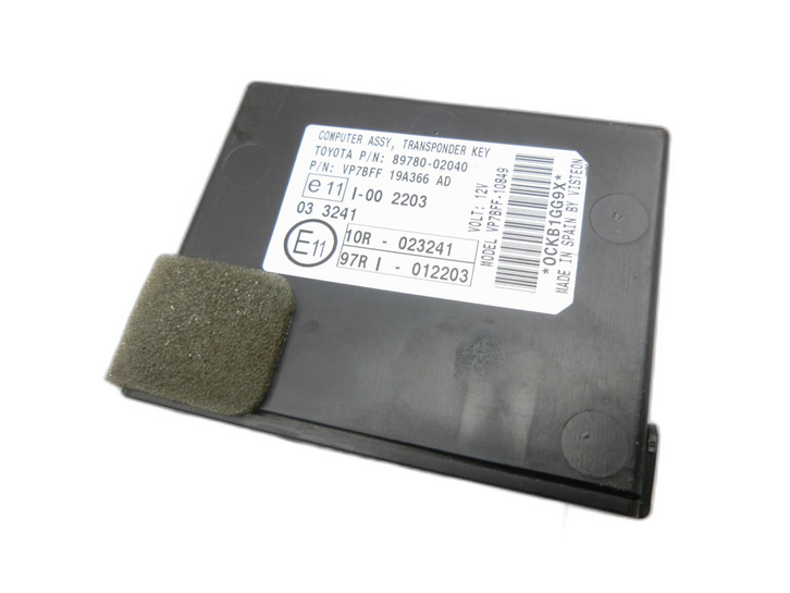 Toyota Auris E15 06-10 VVTi 1,3 74KW Wegfahrsperre ECU Steuergerät  - Bild 1