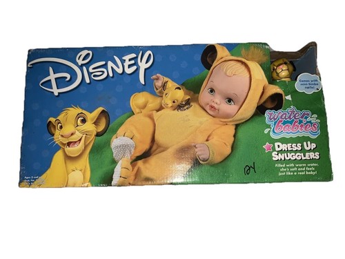 DISNEY SIMBA WATER BABIES DOLL LION KING PLAYMATES 2002 WITH