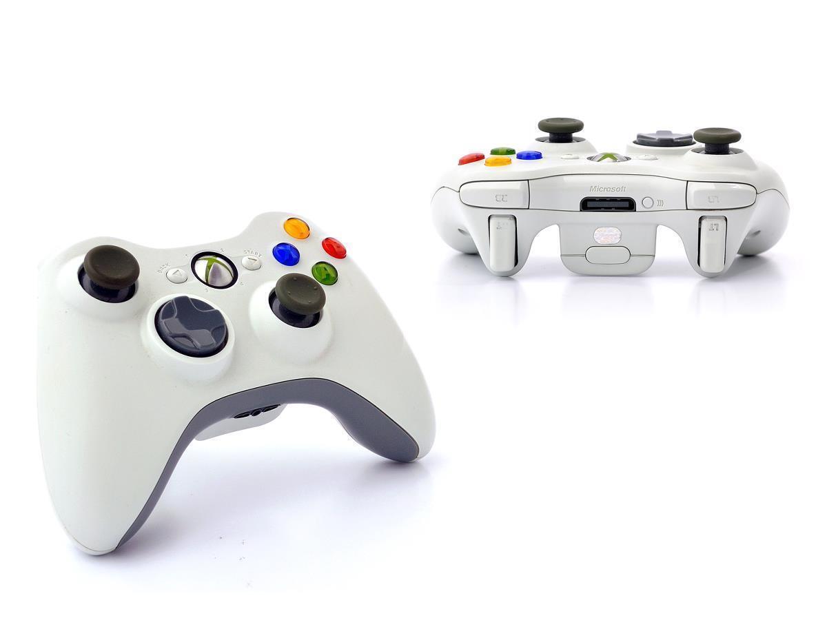 Microsoft Xbox 360 - Wireless Controller - Weiss Drahtlos Zustand: Defekt