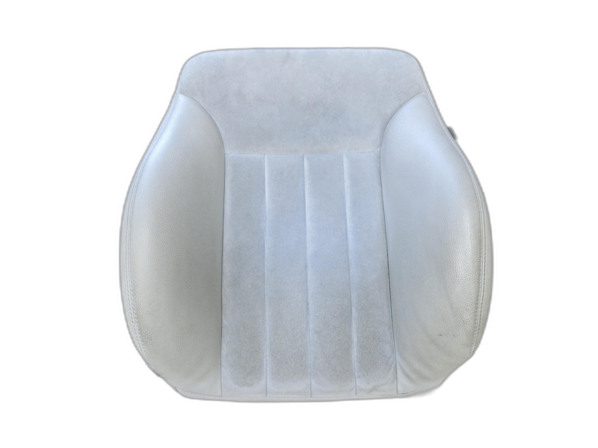 Mercedes R320 W251 4M 06-10 Lang Rückenpolster Links Vorne für Fahrer Sitz Leder und Alcantara Alpacagrau beheizt  - Bild 1