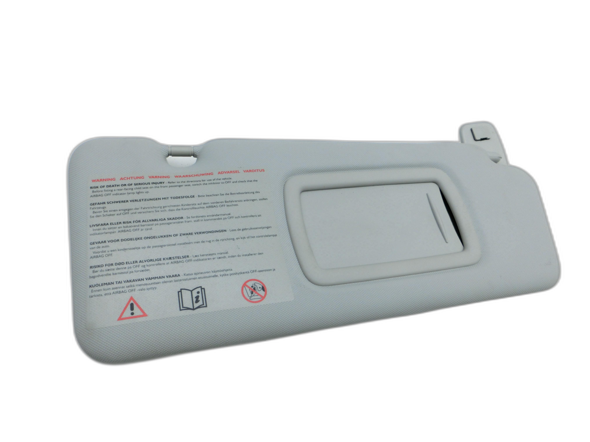 Sun Visor Right for passenger Renault Laguna III K91 11-15 - Bild 1