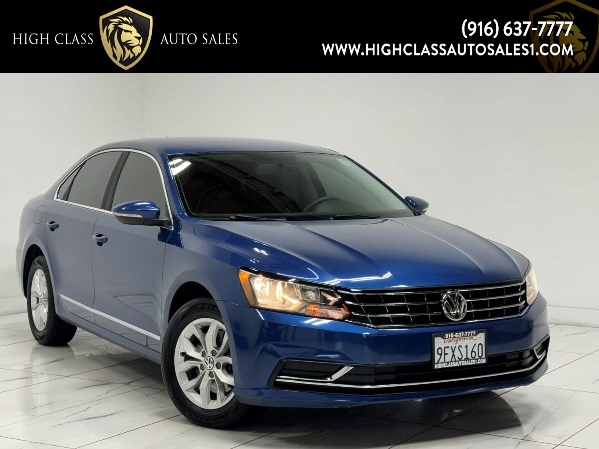 2016 Volkswagen Passat 1.8T S 84576 Miles Reef Blue Metallic  1.8L 4 Cylinders A