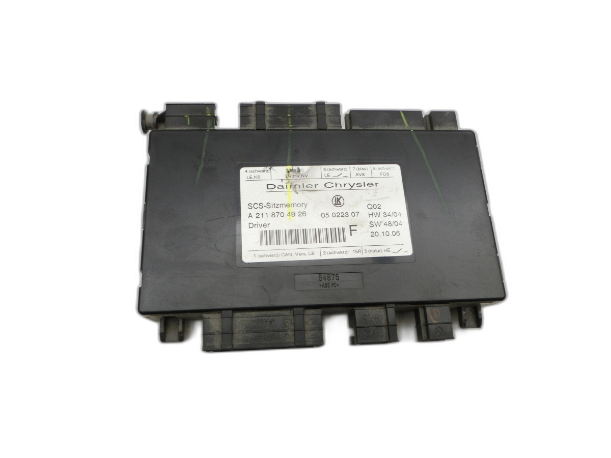 Mercedes R320 W251 4M 06-10 Steuergerät ECU Modul SCS Sitzmemory Links Vo  - Bild 1