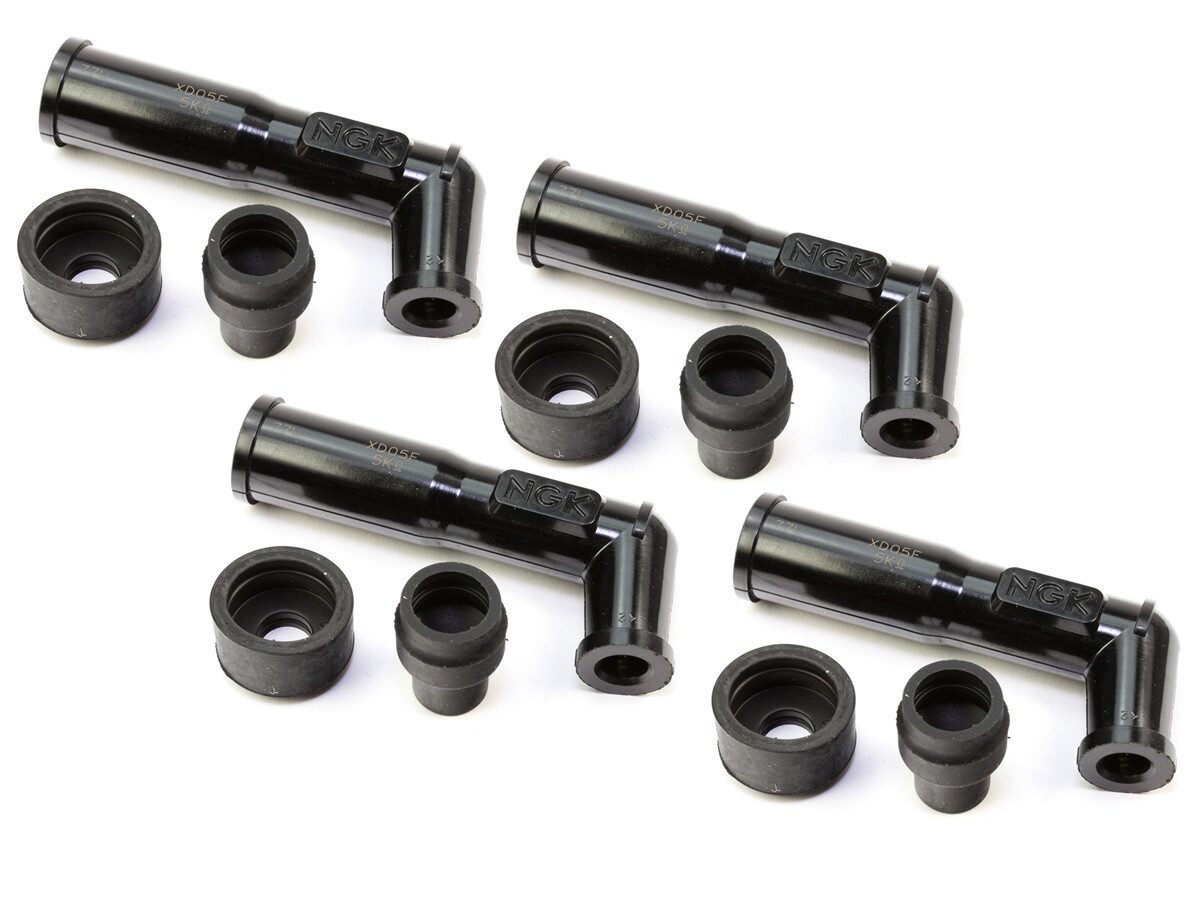 Zündkerzenstecker Set 4 Stück NGK XD05F für Flex Tech X2 50 JL50QT Jinlun JL50QT