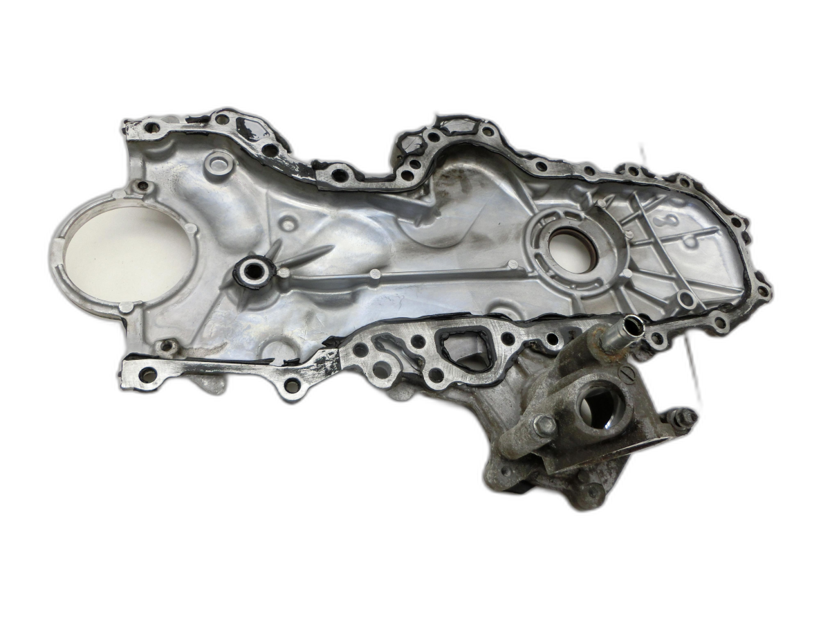 Toyota Yaris 09-11 D-4D 1,4 66KW Platte für Motor Stirnplatte Gehäuse Motorblock  - Bild 1