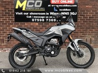 Morbidelli T125X 2025 Model. Aluminium luggage option