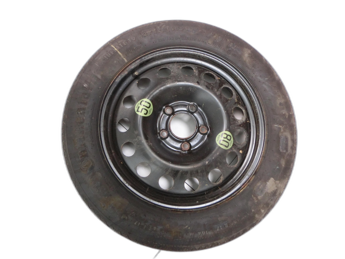 BMW X3 E83 06-10 1 x Komplettrad Ersatzrad Stahlfelge Sommerreifen 135/90R17 5X120  - Bild 1