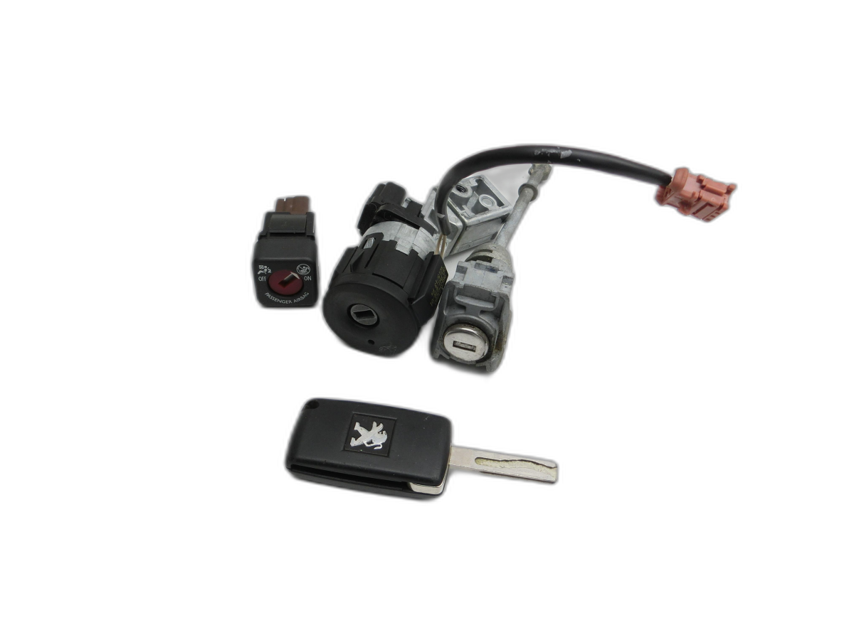 Blocco accensione Chiave Serratura a cilindro per Peugeot 308 I CC 11-15 - Bild 1