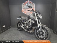 2016 Yamaha MT09 in grey with Akrapovic and more