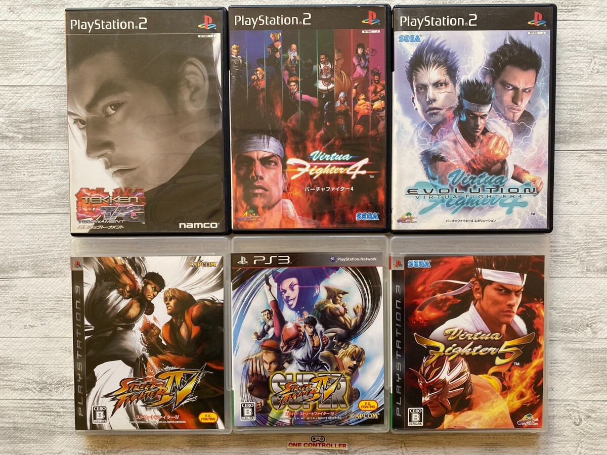 SONY PS2 & 3 Tekken Tag & Virtua Fighter 4 5 & Evolution
