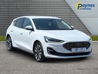 2022 Ford Focus Titanium Vignale 5 Door 1.0L 155PS Hybrid 6 Spd in Frozen White 