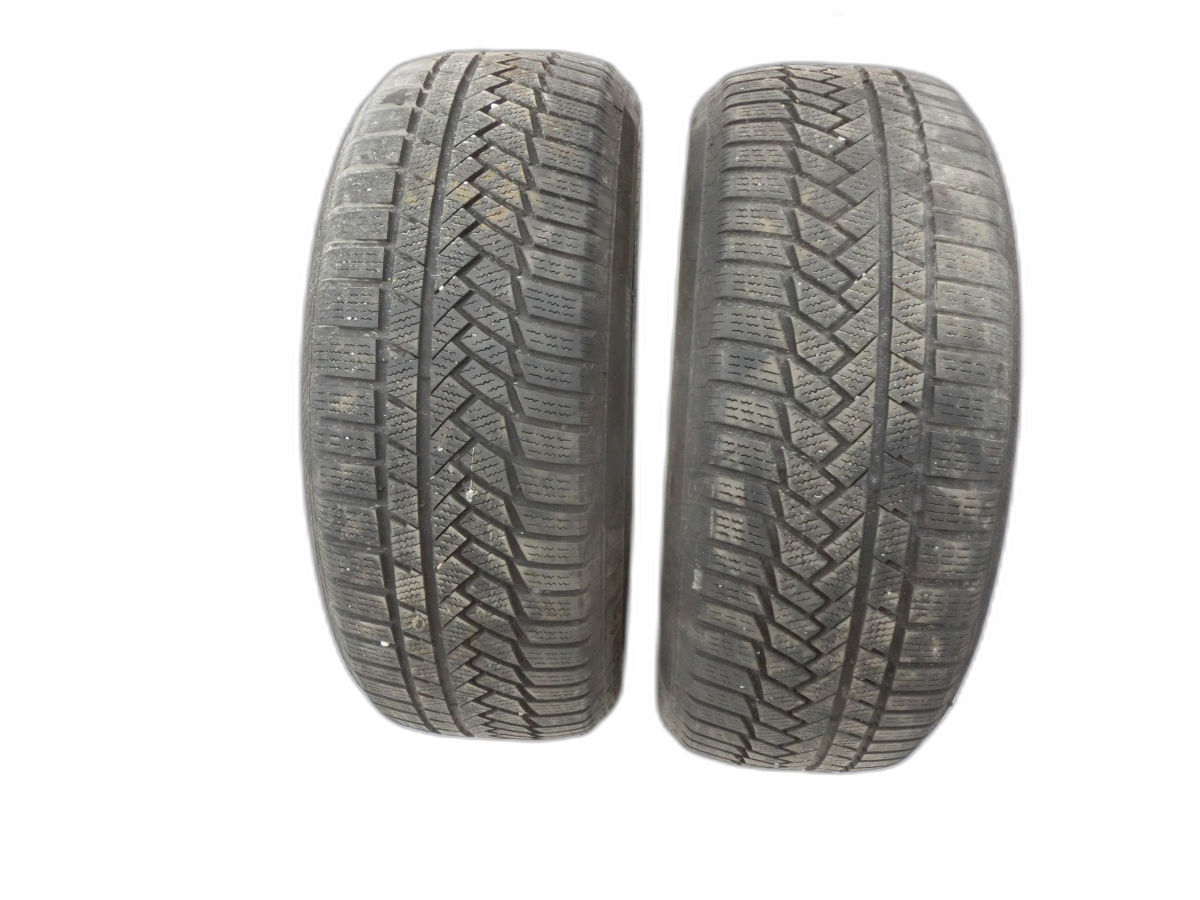 Audi A6 C7 4G 10-14 2x Reifen Winterreifen Continental 225/55R18  VXL 6.2-6.8mm  - Bild 1