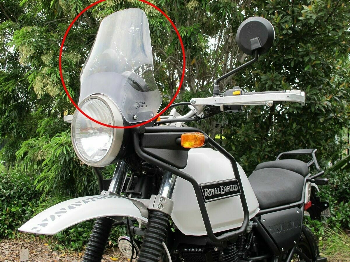 New Clear Wind Shield For Royal Enfield Himalayan Motorcycle 