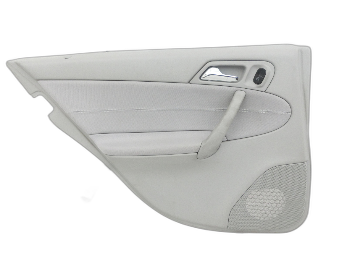 Mercedes W203 C200K 04-07 Lim Türverkleidung Türpappe Links Hinten  - Bild 1