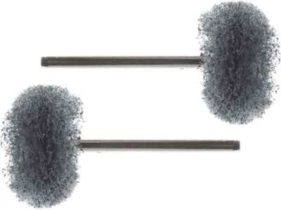 25mm - 1 inch 300 Grit Abrasive Buffing Wheels - 1/8 inch shank