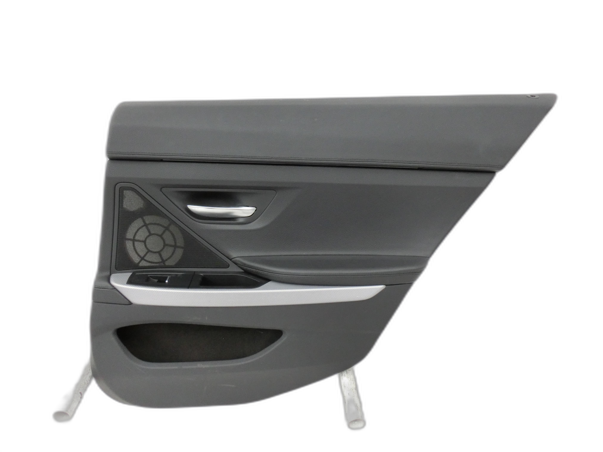 Interior Door Panel Right Rear Leather Dakota Black for BMW F06 640d 12-18 - Bild 1