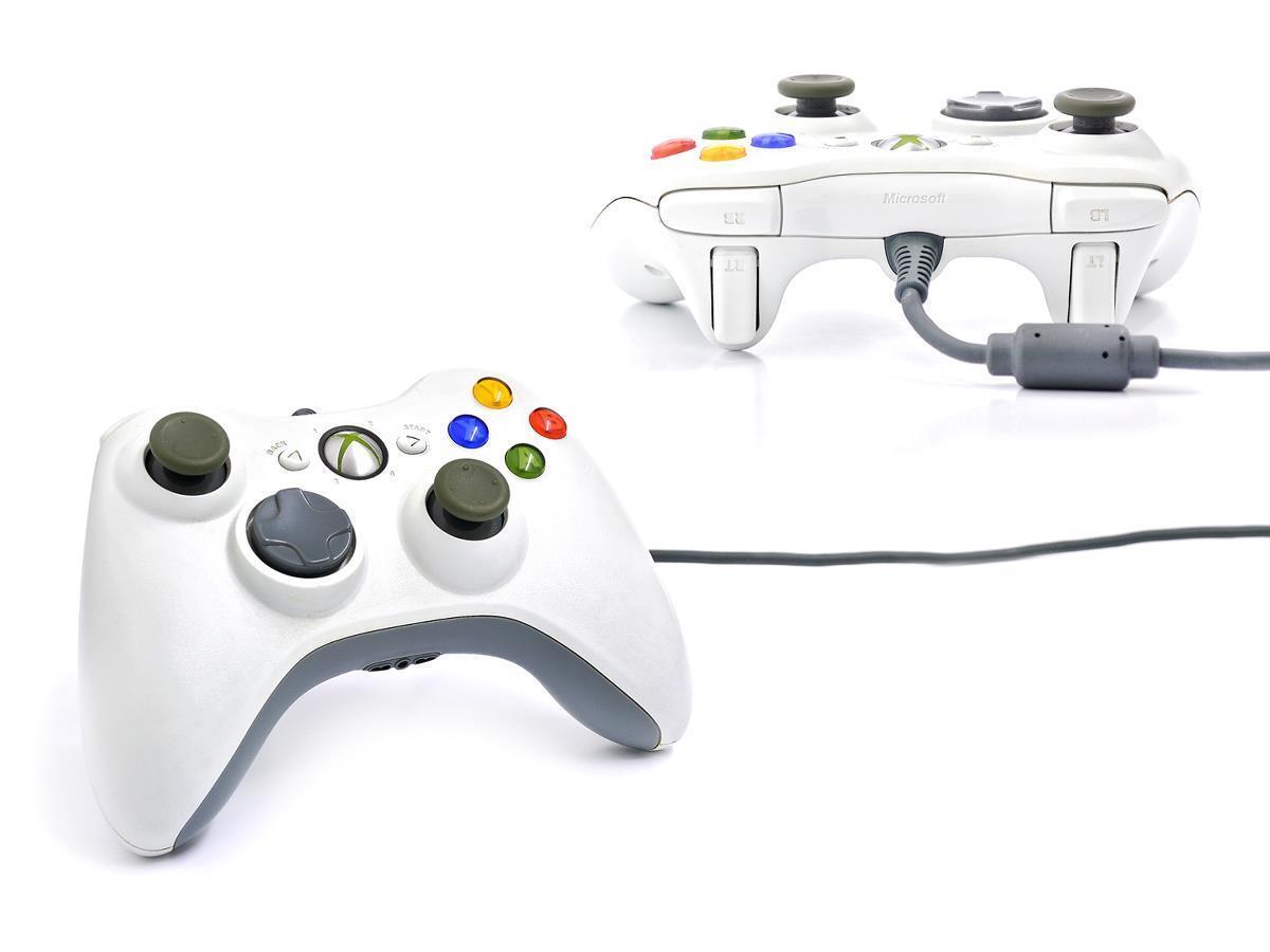 Microsoft Xbox 360 - Wired Controller - WEISS Kabelgebunden Zustand: Defekt