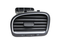 VW Golf 6 VI 5K 08-12 Luftdusche Luftdüse Links satinschwarz chrom VW Golf 6 VI 5K 08-12 15.06.2011 5K0819703J gebraucht Vorschau 1